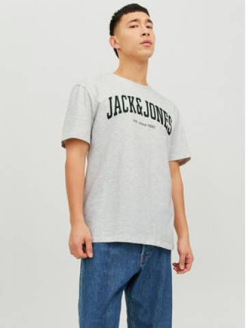 Jack&Jones Футболка Josh 12236514 Сірий Relaxed Fit Jack&Jones Футболка Josh 12236514 Сірий Relaxed Fit
