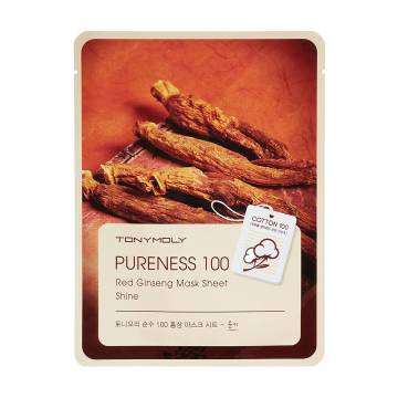 Тканевая маска для лица Tony Moly Pureness 100 Red Ginseng Mask Sheet с экстрактом красного женьшеня, 21 мл Тканевая маска для лица Tony Moly Pureness 100 Red Ginseng Mask Sheet с экстрактом красного женьшеня, 21 мл