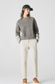 Lacoste светр жіночий з круглим вирізом