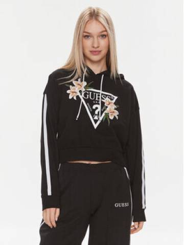 Guess Світшот Zoey V4GQ04 KC6V1 Чорний Regular Fit Guess Світшот Zoey V4GQ04 KC6V1 Чорний Regular Fit