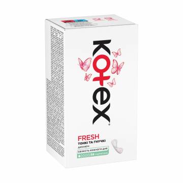 Ежедневные прокладки Kotex Fresh, 56 шт Ежедневные прокладки Kotex Fresh, 56 шт