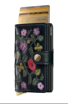 Кожаный кошелек Secrid STITCH FLORAL