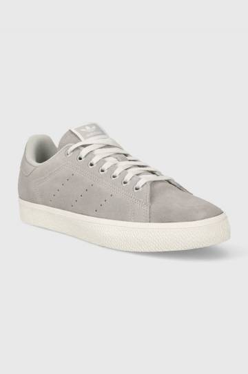 Замшевые кроссовки adidas Originals Stan Smith CS цвет серый ID2040 Замшевые кроссовки adidas Originals Stan Smith CS цвет серый ID2040