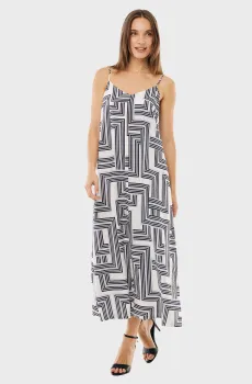 Женское платье с узором Geo Разноцветный 38 Mexx MF006302661W