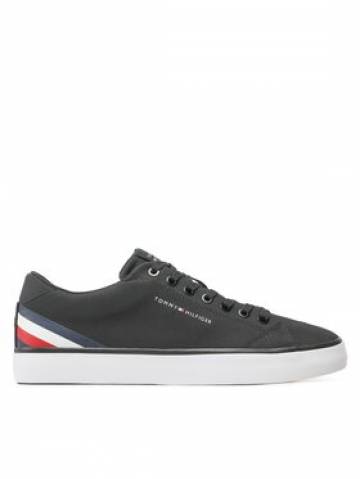 Tommy Hilfiger Снікерcи Hi Vulc Core Low Stripes FM0FM04735 Чорний Tommy Hilfiger Снікерcи Hi Vulc Core Low Stripes FM0FM04735 Чорний