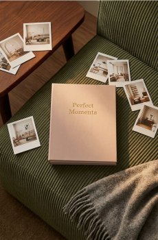 Фотоальбом з написом «Perfect Moments» - сірий