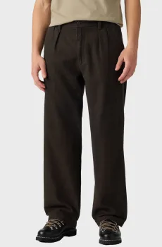 Мужские темно-коричневые брюки XX Chino Baggy Pleated Коричневый 30-32 Levi’s® 0081N;0001