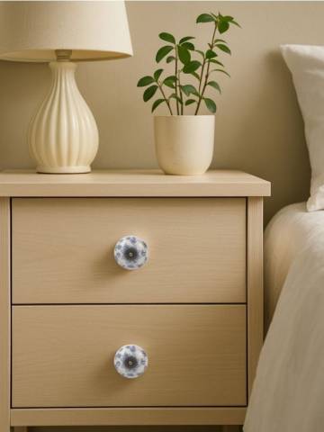 Ручки для меблів, 2 шт. - блакитний