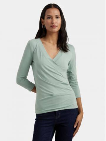 Lauren Ralph Lauren Блузка 200824366019 Зелений Slim Fit Lauren Ralph Lauren Блузка 200824366019 Зелений Slim Fit