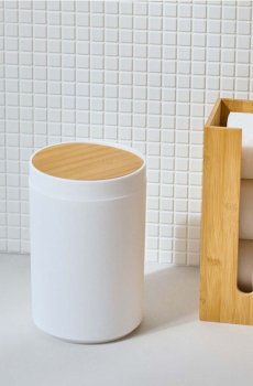 Відро для сміття - білий