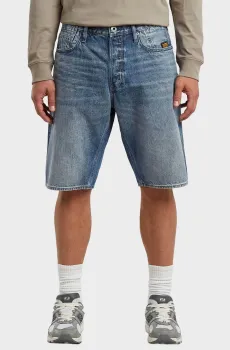 Мужские синие джинсовые шорты Deeggie Синий 30 G-Star RAW D28474,E352
