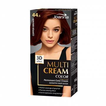 Краска для волос Joanna Multi Cream Color 44.5 Коричневая медь, 100 мл Краска для волос Joanna Multi Cream Color 44.5 Коричневая медь, 100 мл