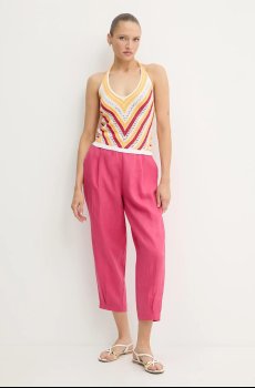 Льняные брюки United Colors of Benetton