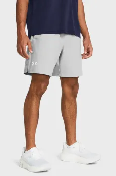 Мужские светло-серые шорты UA LAUNCH 7 UNLINED SHORTS Серый XL Under Armour 1382622-011