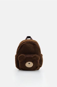 Reserved - Рюкзак-ведмедик із вушками - коричневий - 854HF-88X