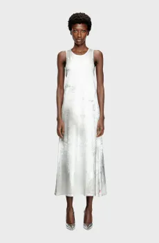 Женское серое платье D-ANKY-LONG ABITO Серый S Diesel A17191 0WIBN