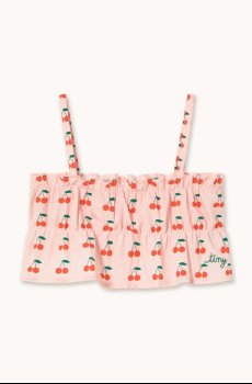 Детский хлопковый топ Tinycottons CHERRIES TOP