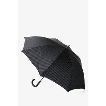 Парасоля чорна в сіру смужку Fulton Knightsbridge ER00113645 Парасоля чорна в сіру смужку Fulton Knightsbridge ER00113645