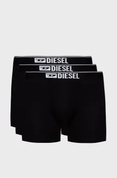Мужские черные боксеры (3 шт) Черный XXL Diesel 00SKME 0GDAC