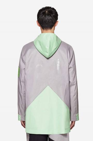 Куртка A-COLD-WALL* Woven Geometric Kagool мужская цвет серый переходная oversize ACWMO095A.-GREY/GREEN Куртка A-COLD-WALL* Woven Geometric Kagool мужская цвет серый переходная oversize ACWMO095A.-GREY/GREEN