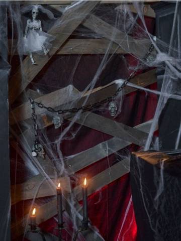 Гірлянда Halloween - темно-сірий Гірлянда Halloween - темно-сірий
