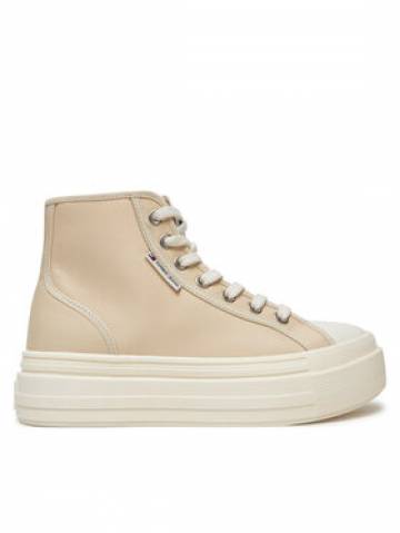 Tommy Jeans Кеди Foxing EN0EN02704 Бежевий Tommy Jeans Кеди Foxing EN0EN02704 Бежевий