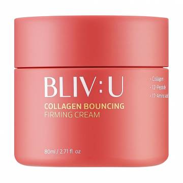 Крем для лица Bliv:U Collagen Bouncing Firming Cream с коллагеном, 80 мл Крем для лица Bliv:U Collagen Bouncing Firming Cream с коллагеном, 80 мл