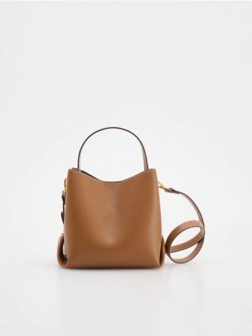 Reserved - LADIES` HANDBAG - золотисто-коричневий - 250CN-82X Reserved - LADIES` HANDBAG - золотисто-коричневий - 250CN-82X