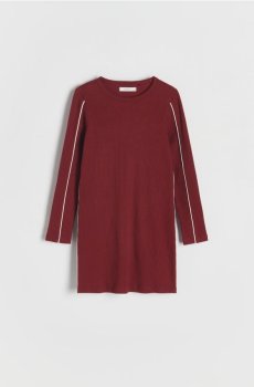 Reserved - Трикотажна сукня - буряковий - 603BF-83X