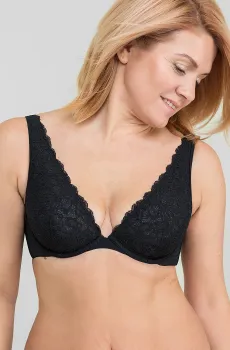 Женский черный бюстгальтер 065E Черный 65C brabrabra SLZ18401065