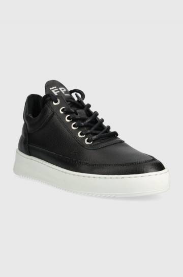 Кожаные кроссовки Filling Pieces цвет чёрный 10127541861-black Кожаные кроссовки Filling Pieces цвет чёрный 10127541861-black