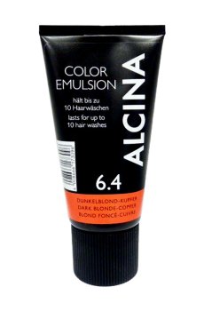 Уценка! Оттеночная эмульсия для волос Alcina Color Emulsion 6.4 Dark Blonde Copper, 150 мл