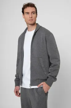 Мужской серый бомбер Серый M BOSS 50549302;030