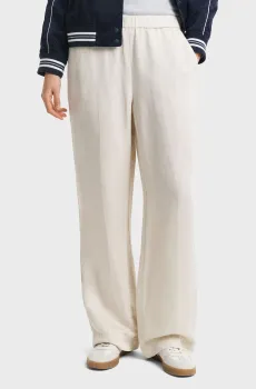 Женские белые льняные брюки REL LINEN BLEND PULL ON PANTS Белый 32 Gant 4150348