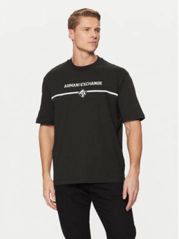 Armani Exchange Футболка XM000274 AF12308 UB001 Чорний Regular Fit Armani Exchange Футболка XM000274 AF12308 UB001 Чорний Regular Fit