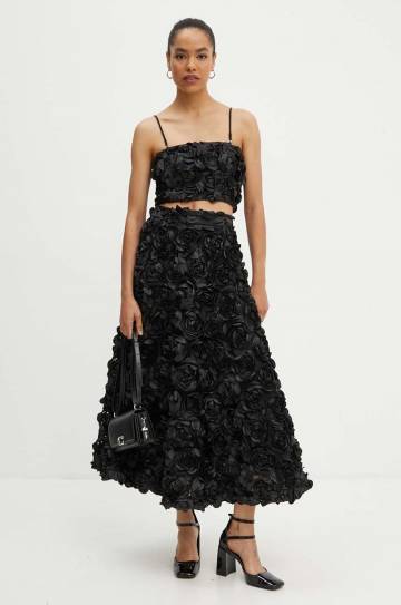 Топ Rotate Cropped Top цвет чёрный однотонная 112949100 Топ Rotate Cropped Top цвет чёрный однотонная 112949100