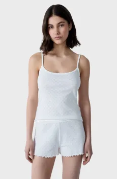 Женские белые шорты POLLIN Белый L Etam 6551060