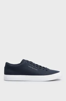 Мужские темно-синие кеды TH HI VULC LOW CANVAS Синий 41 Tommy Hilfiger FM0FM04882