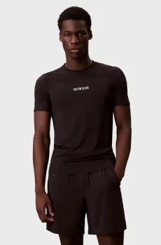 Мужская черная футболка BASELAYER Черный S Calvin Klein LVGMS5K188