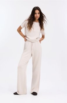 Reserved - Штани long leg з модалом - бежевий - 835KE-08X
