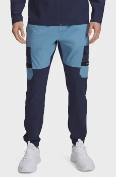 Мужские темно-синие спортивные брюки UA Tech Utility Woven Pant Синий XL Under Armour 6004966-403