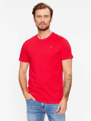 4F Футболка 4FAW23TTSHM0876 Червоний Regular Fit 4F Футболка 4FAW23TTSHM0876 Червоний Regular Fit