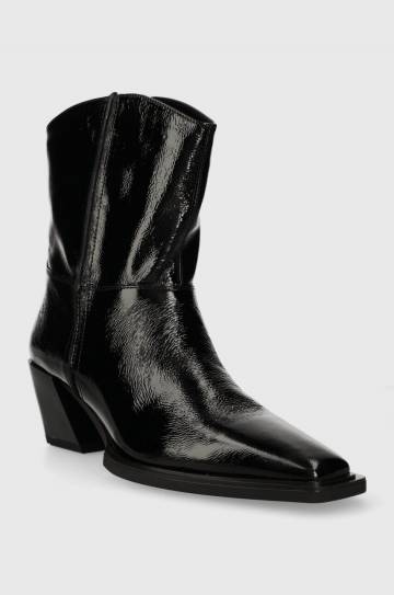 Кожаные полусапоги Vagabond Shoemakers ALINA женские цвет чёрный каблук кирпичик 5421.160.20 Кожаные полусапоги Vagabond Shoemakers ALINA женские цвет чёрный каблук кирпичик 5421.160.20