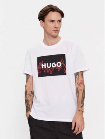 Hugo Футболка Dulive 50506989 Білий Regular Fit Hugo Футболка Dulive 50506989 Білий Regular Fit