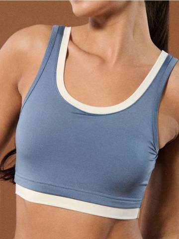 Спортивний топ GYM HARD - steel blue Спортивний топ GYM HARD - steel blue
