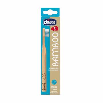 Детская зубная щетка Chicco Bamboo Toothbrush голубая упаковка, от 3 лет, 1 шт Детская зубная щетка Chicco Bamboo Toothbrush голубая упаковка, от 3 лет, 1 шт