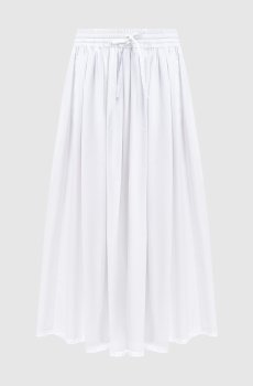 Белая юбка макси