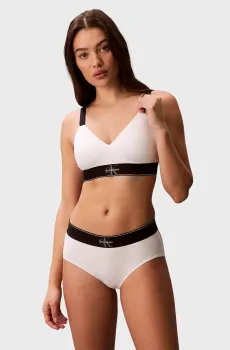 Женский белый бюстгальтер LIGHTLY LINED BRALETTE Белый M Calvin Klein LV00QF8877