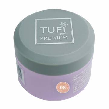 Гель для наращивания ногтей Tufi profi Premium UV/LED Gel с шиммером, 06 Shine Peach, 30 г Гель для наращивания ногтей Tufi profi Premium UV/LED Gel с шиммером, 06 Shine Peach, 30 г