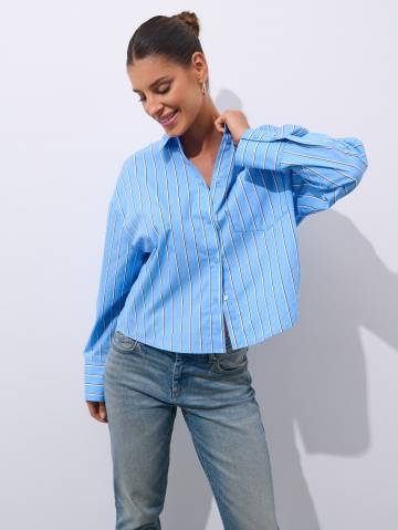 Mohito - Сорочка у смужку - синій - 36